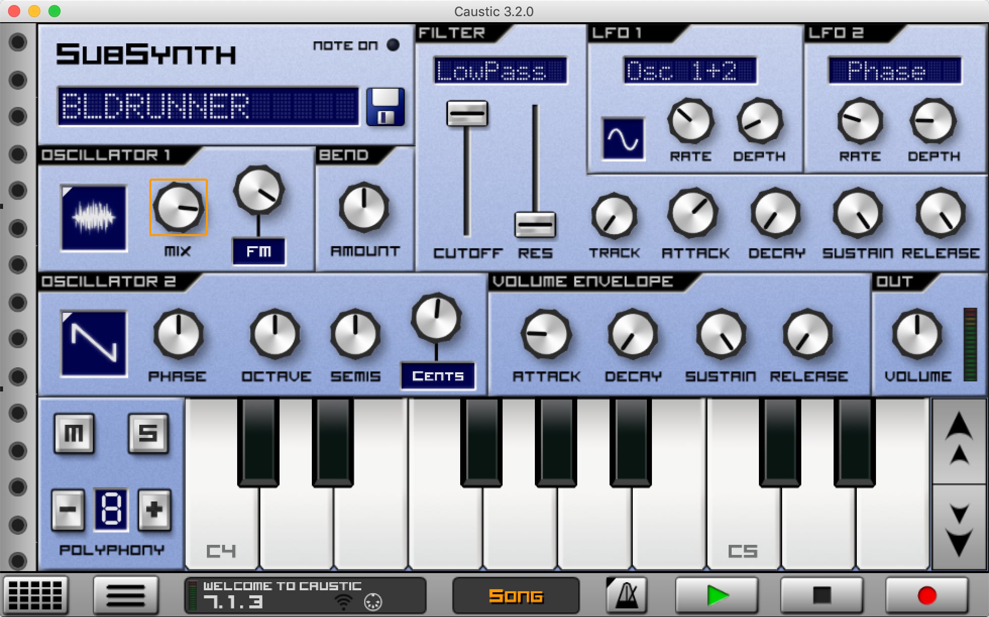 one of the synth modules one of the synth modules