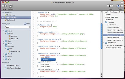Espresso screenshot