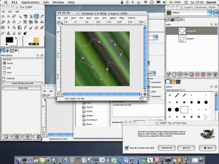 GIMP screenshot