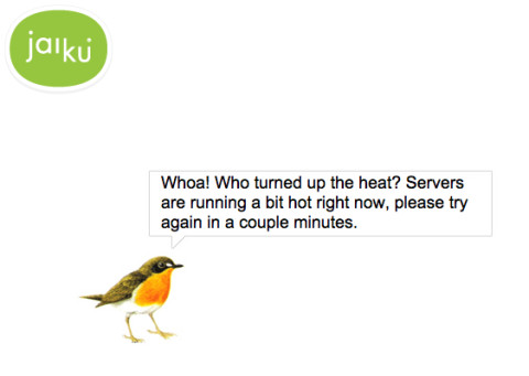Twitter error page