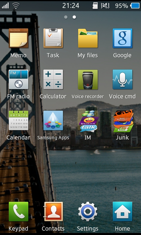 bada apps screen 2