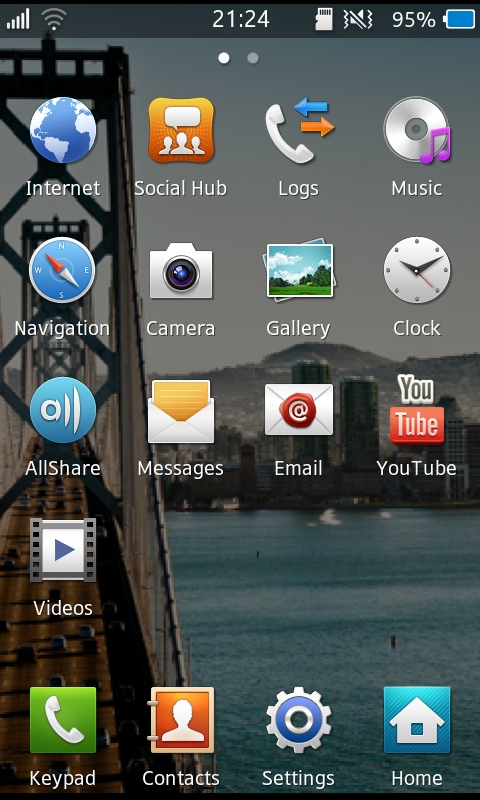 bada apps screen 1