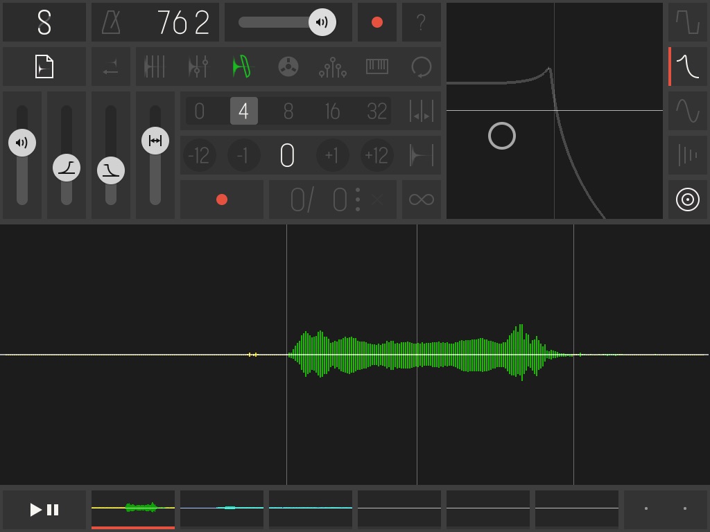 a screenshot of Samplr