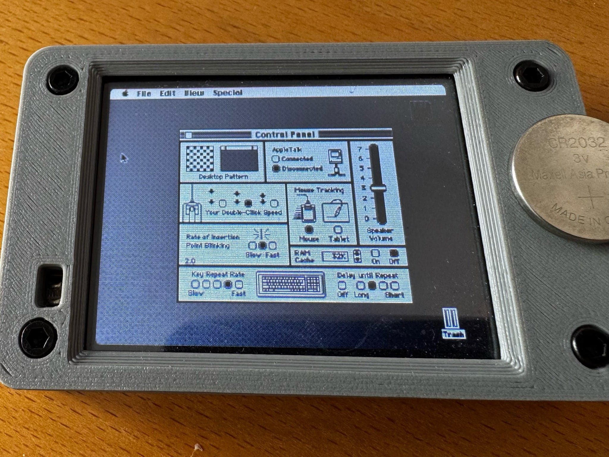 Yes, that is a coin cell, and this is a bit contrived of an example