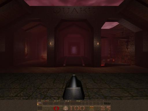 The start map of the original Quake