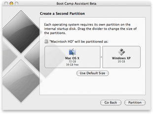 Boot Camp screenshot