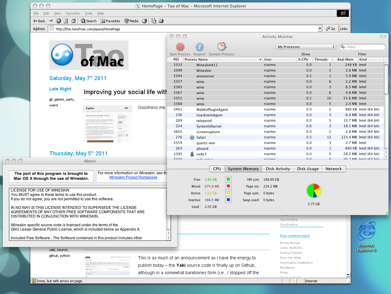 ie6 wineskin