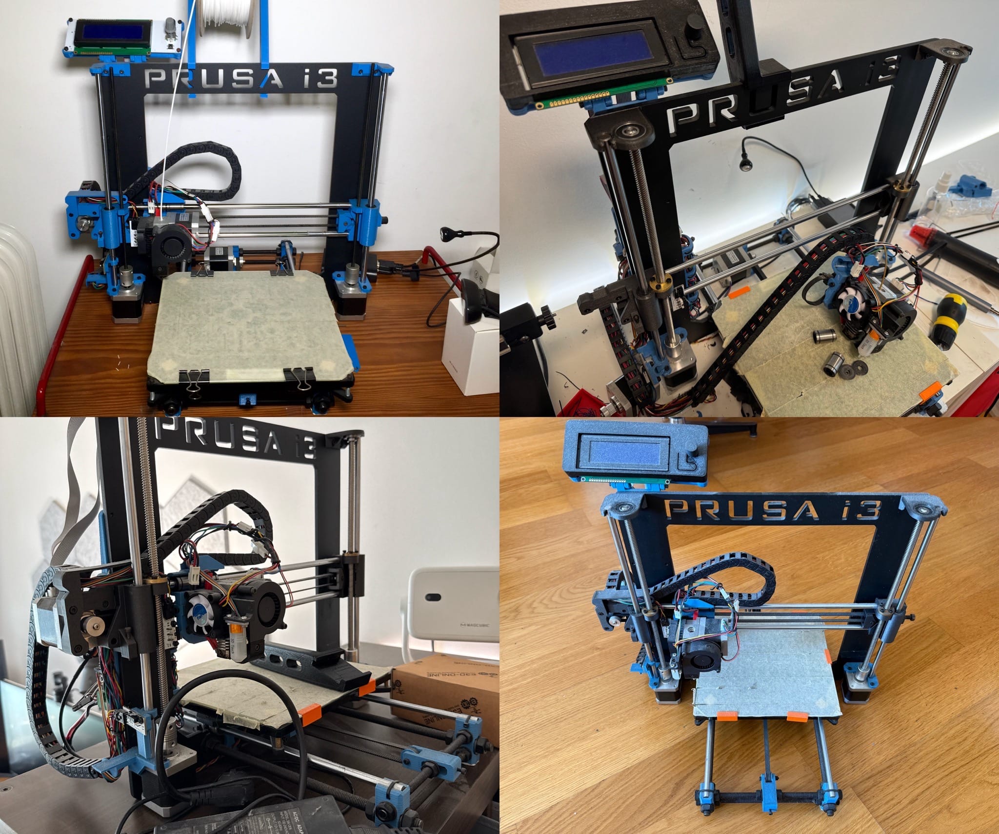 The BQ Prusa MK2 over the years