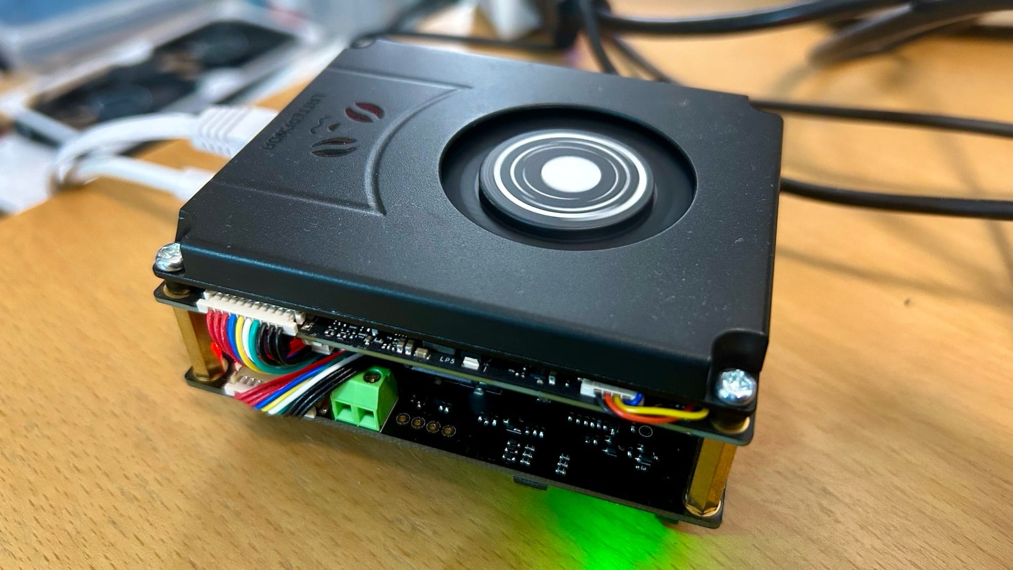 The LattePanda IOTA, merrily doing its thing
