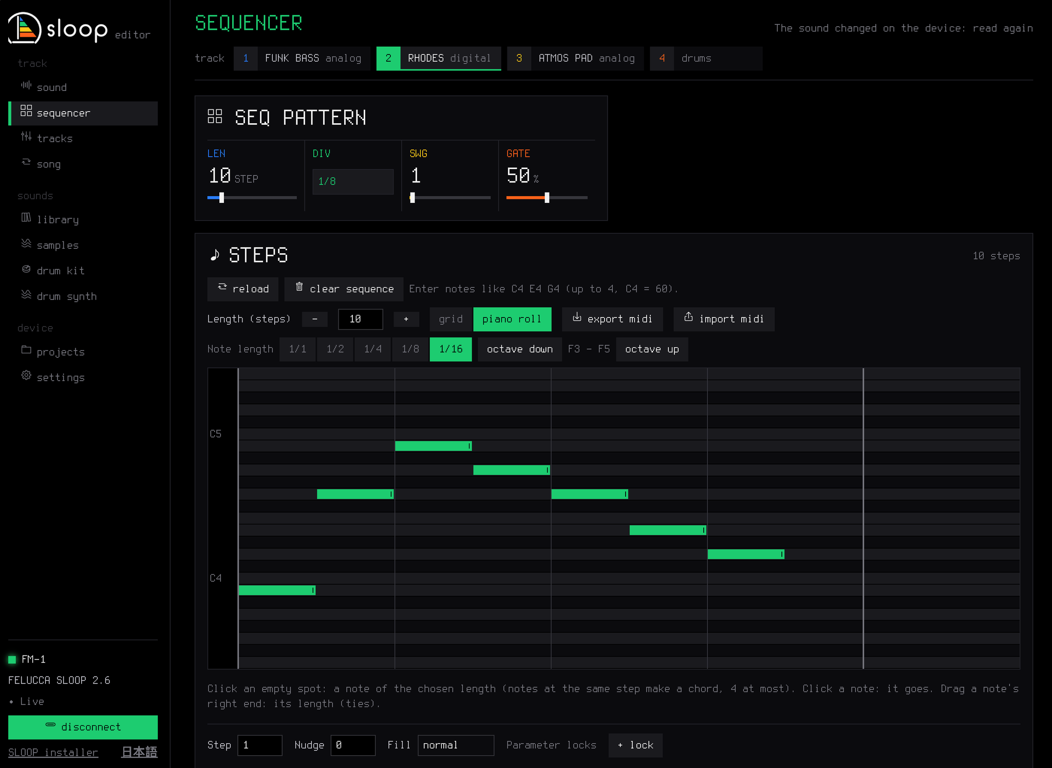 The Sloop browser editor